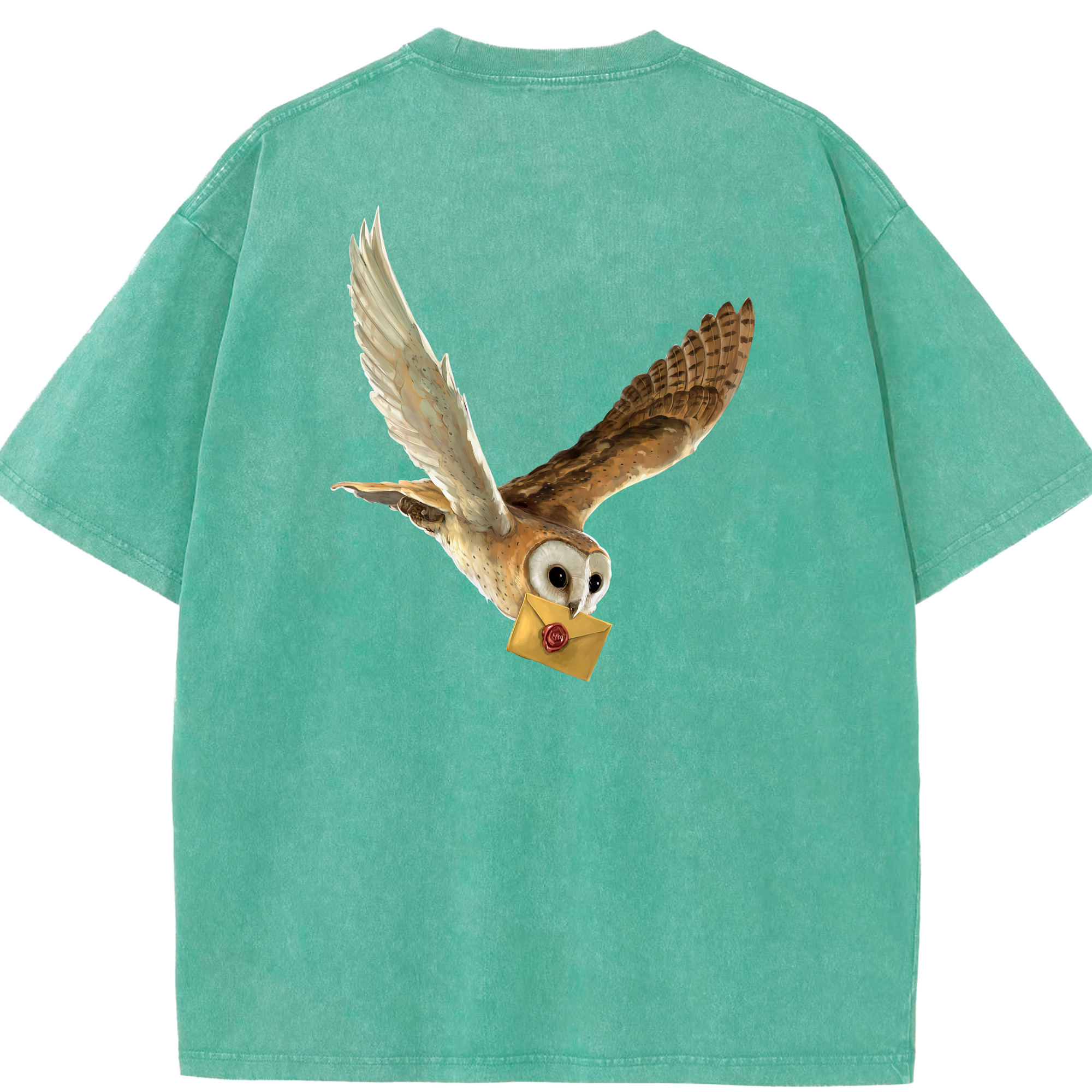 （画像用） Harry Potter ハリー・ポッターシリーズ 綿100% ヴィンテージ風 半袖Tシャツ（背面プリント）